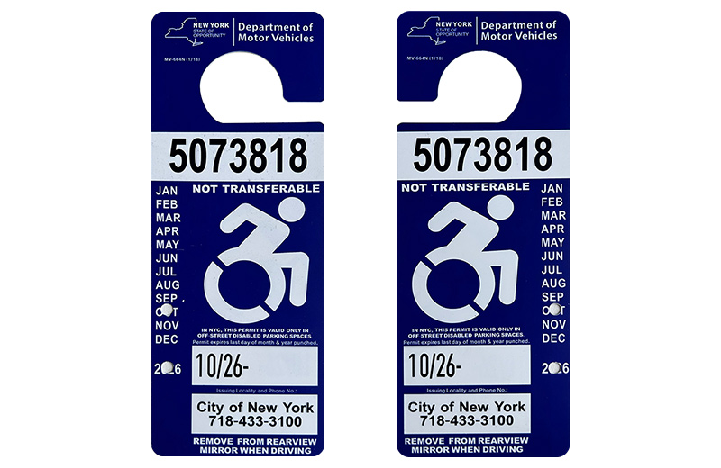 NY Disability Parking Signs