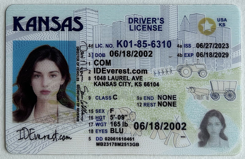 100% Scannable Kansas Fake ID Cards