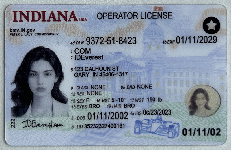 100% Scannable Indiana Fake ID Cards